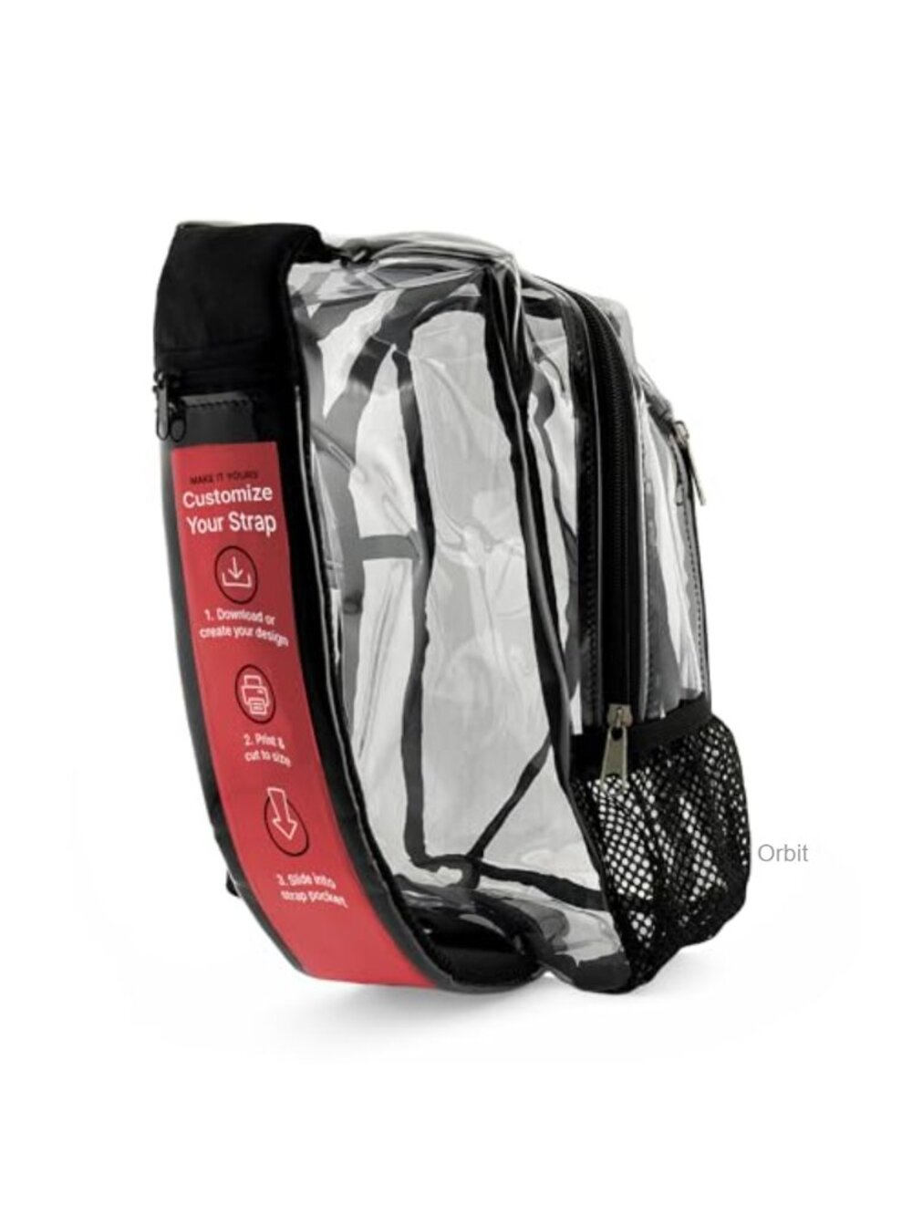 Clear Stadium Approved Sling Bag Crossbody Adjustable Strap Lightweight